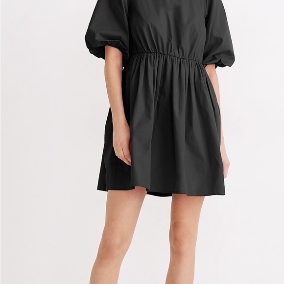 Madewell Poplin Dress Size 0 Red - Picture 6 of 14